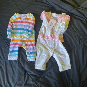 Newborn baby girl one piece